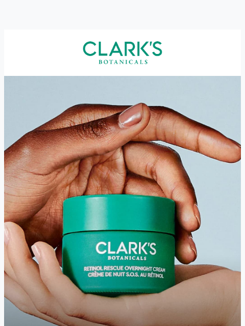 clarksbotanicals newsletter: No peeling. No purging. Still retinol.