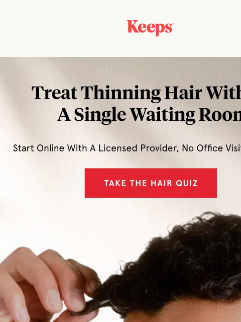 keeps newsletter: Hair Loss Help, No Waiting Room