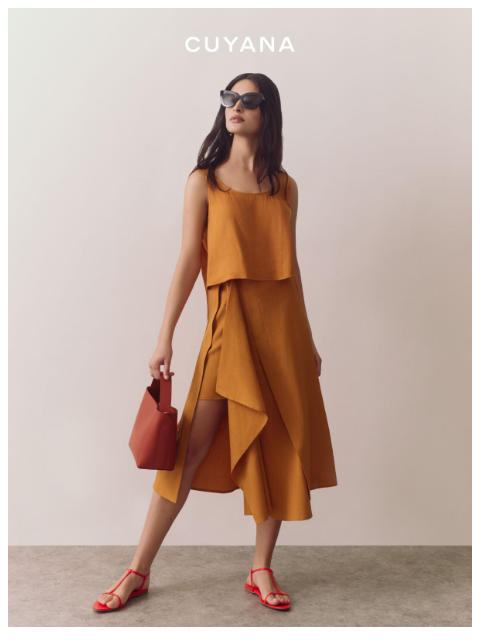 cuyana newsletter: Linen for Summer Temps