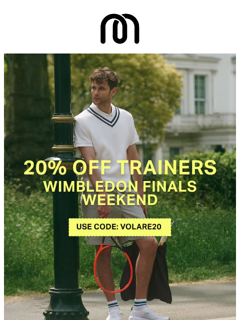 mahabis newsletter: 20% Off Trainers - This Weekend Only