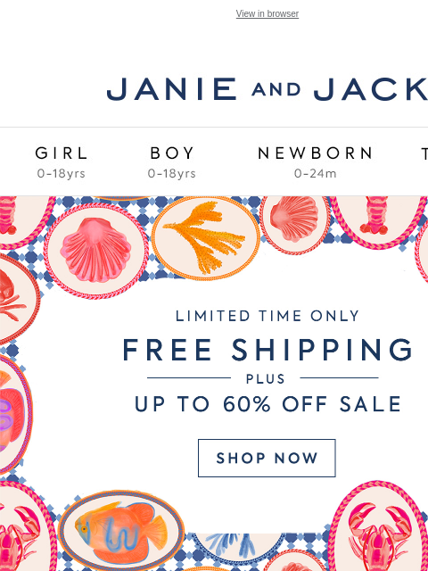 janieandjack newsletter: 🦞 Catch it while you can…