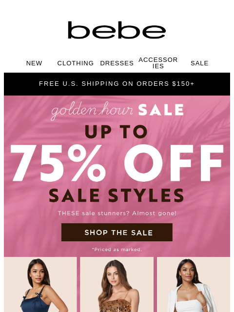 bebe newsletter: 40% Off Styles You’ll Want All Summer🕶️☀️