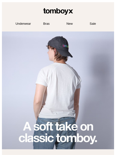 tomboyx newsletter: Textured. Tomboy. Timeless.