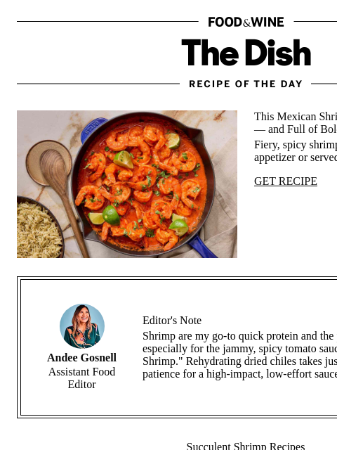 foodandwine newsletter: Deviled Shrimp