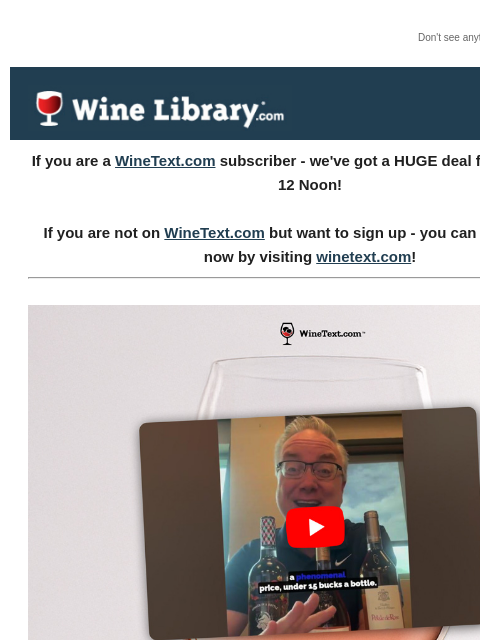 winelibrary newsletter: It's today! Our 2025 Rose of the Year! Details Ins...