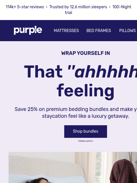 purple newsletter: Staycations, perfected