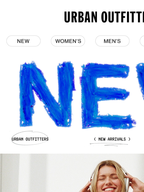urbanoutfitters newsletter: pssst… new stuff JUST dropped