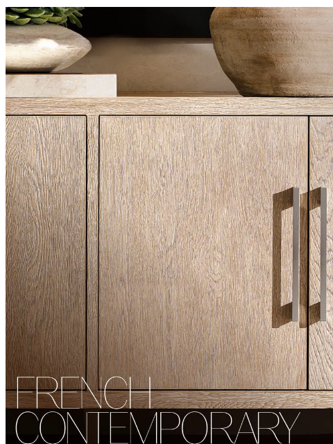 rh newsletter: French Contemporary. Save 30% with RH Membership.