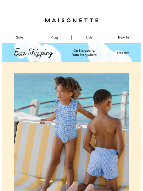 maisonette newsletter: Coastal Favorites 🌊