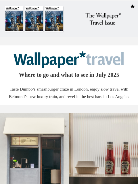 futureplc newsletter: Wallpaper* Travel in 2025: where to go