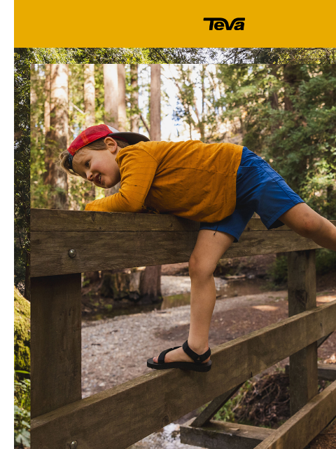 teva newsletter: These sandals don’t sit still either