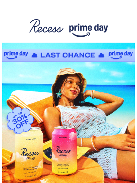takearecess newsletter: last chance ⌛️up to 30% off