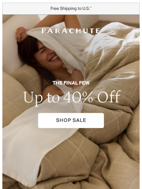 parachutehome newsletter: Sale On Sale