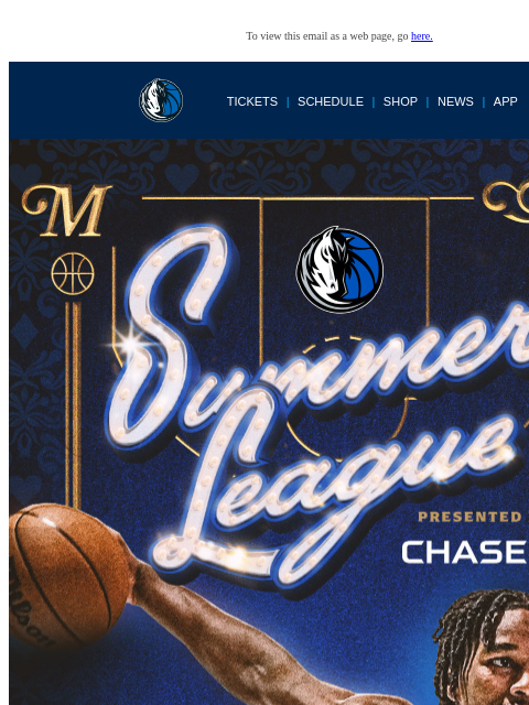 mavsmail newsletter: Summer League Continues TONIGHT at 9 PM ☀️🏀