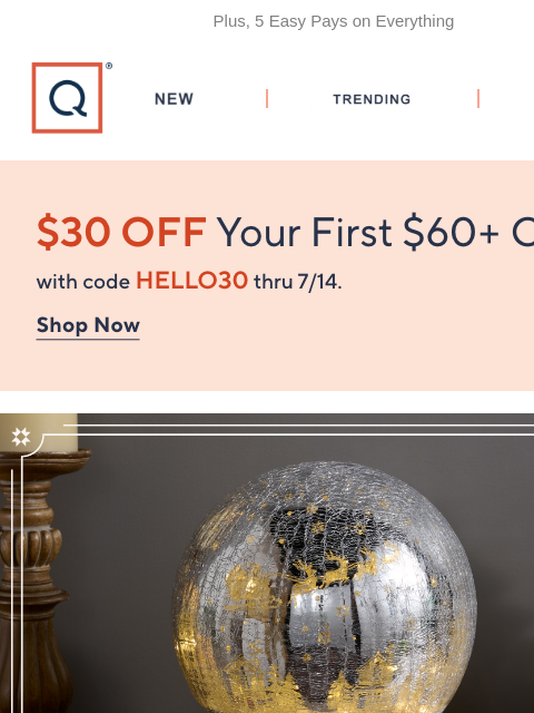 qvcemail newsletter: It's a Christmas in July® Miracle!