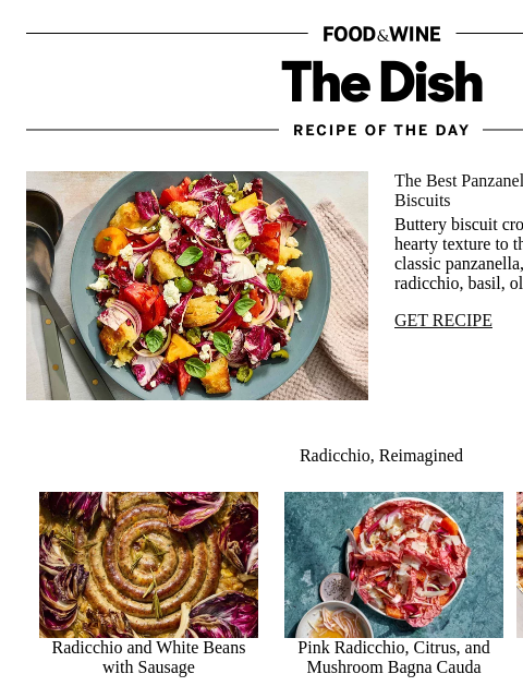 foodandwine newsletter: The Best Panzanella Starts With Leftover Biscuits