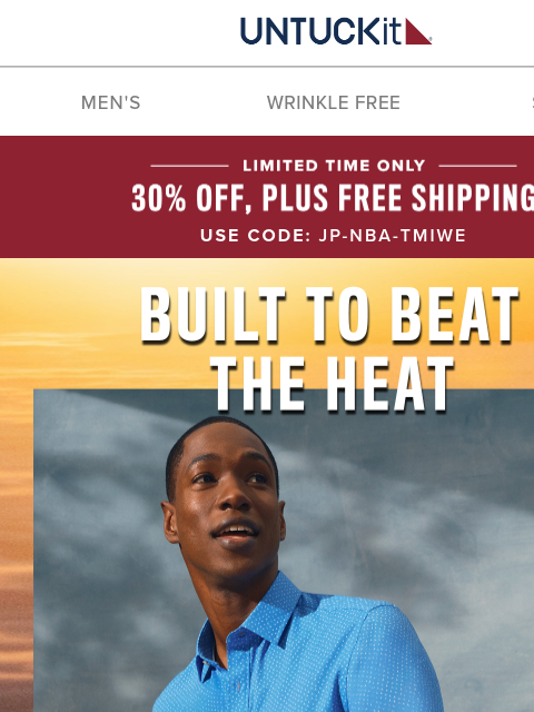 untuckit newsletter: 30% Off Our Bestselling Summer Fabric On Now