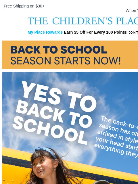 childrensplace newsletter: STARTS NOW: Shorts $3.99 & Up!