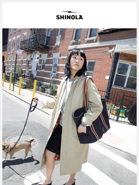 shinola newsletter: Rain or Shine, Easy Does It