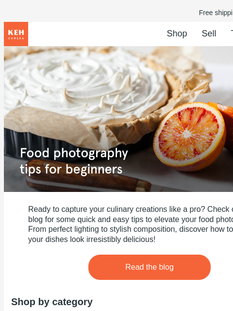 Up your food photography game with these top tips from our blog! Free shipping on orders $75+ KEH logo Shop Sell Trade Blog Portrait photography tips Portrait photography tips Ready to capture your