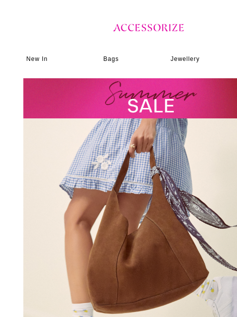 accessorize newsletter: BAGS WITH 50% OFF