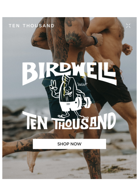 tenthousand newsletter: It’s Here: Ten Thousand x Birdwell