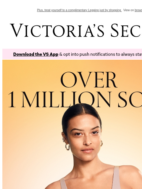 victoriassecret newsletter: Maximum Support, Endless Comfort