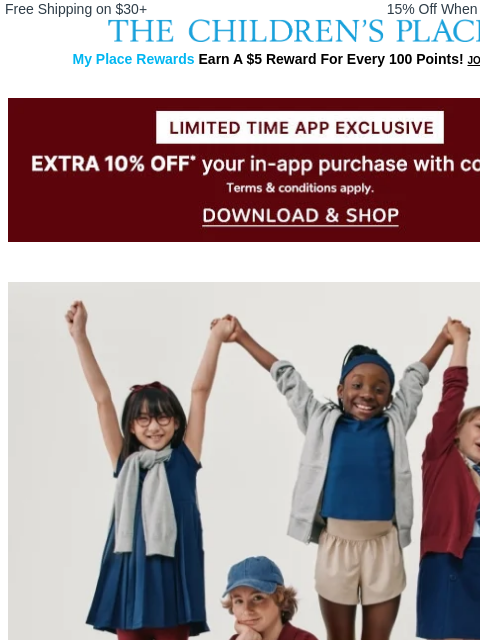 childrensplace newsletter: Why You'll Love Our $6 & Up Uniform Classics👕