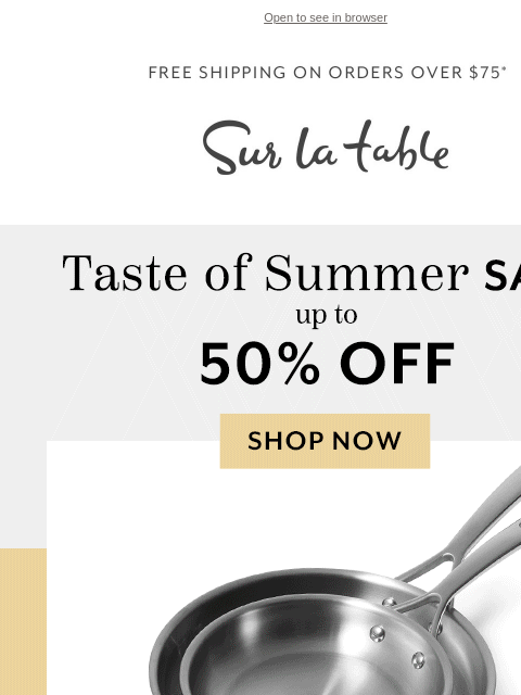surlatable newsletter: The Small Appliance Sale That Brings the Heat 🔥