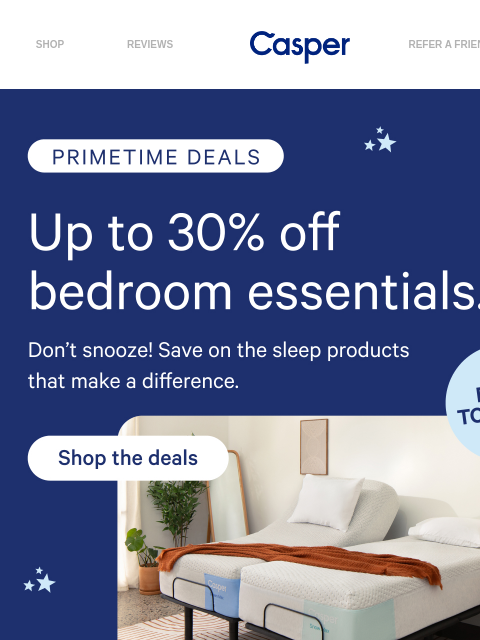 casper newsletter: Prime picks. Final hours.️ ⏳
