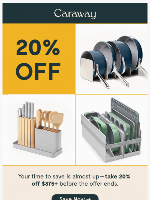 carawayhome newsletter: ALMOST GONE! Our Best Site Savings