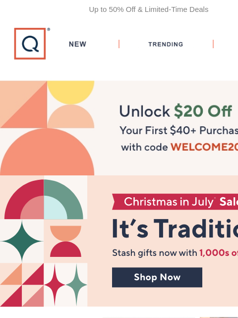 qvcemail newsletter: Tis the Season to Be Jolly All July