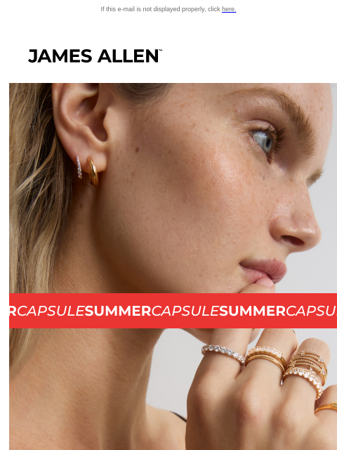 jamesallen newsletter: Refresh your Summer in Gold