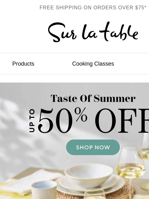 surlatable newsletter: ☀️ Top Summer Deals on the Brands You Love