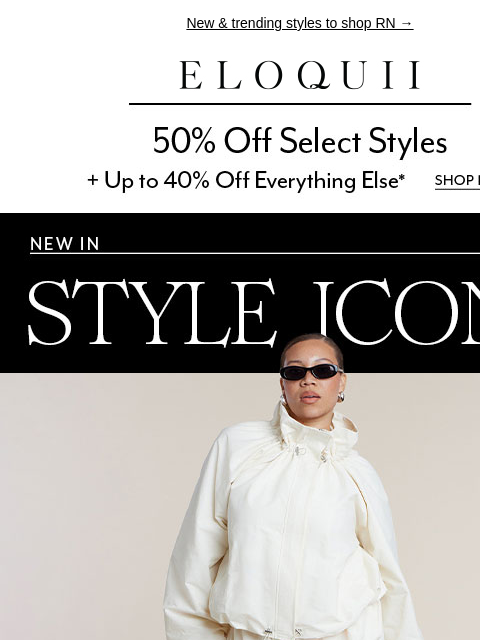 eloquii newsletter: Cherry reds, chocolate browns, crisp whites...