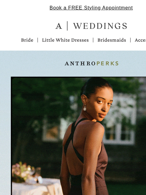 anthropologie newsletter: Get early access to our newest collection