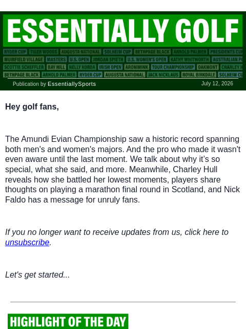 newsbreakexpress newsletter: Pro, 25, Achieves 'First-Ever' Major Feat