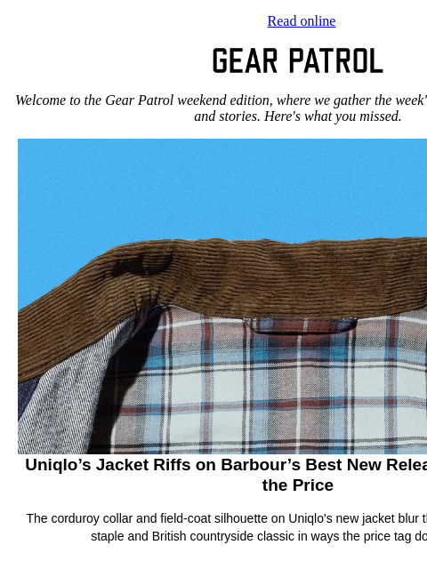 gearpatrol newsletter: Did Uniqlo Just Copy Barbour's Best New Jacket?