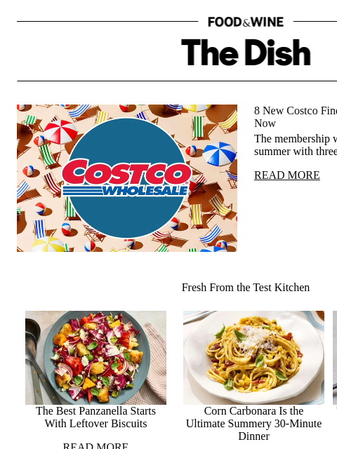 foodandwine newsletter: 8 New Costco Finds Shoppers Are Loving Right Now