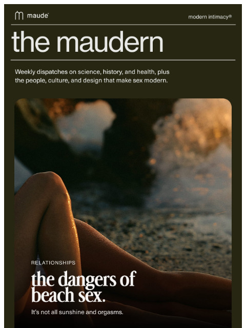 getmaude newsletter: the maudern.