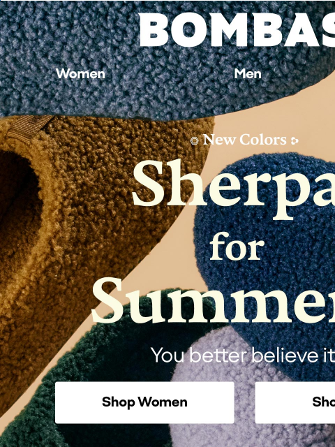 bombas newsletter: New Sunday Slippers for Summer