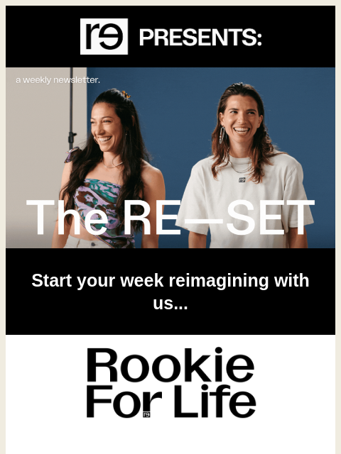 re-website newsletter: The RE—SET ✨ our reimagined sports newsletter ✨