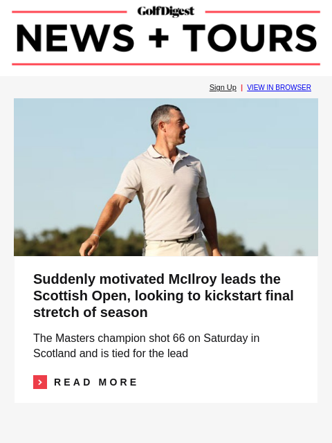 golfdigest newsletter: Another slow-play penalty on LPGA Tour