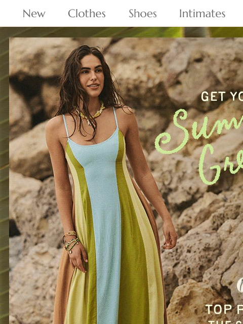 freepeople newsletter: Getting our greens in 💚🥑🥝🍏