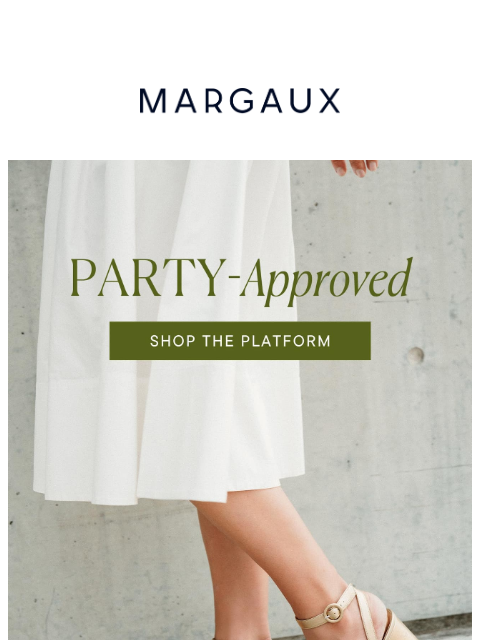 margauxny newsletter: The perfect party shoe?