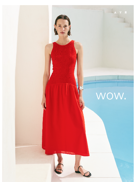 ayr newsletter: this dress wins summer