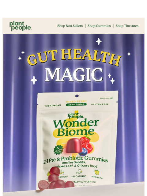 plantpeople newsletter: 5 gut health facts 🔍