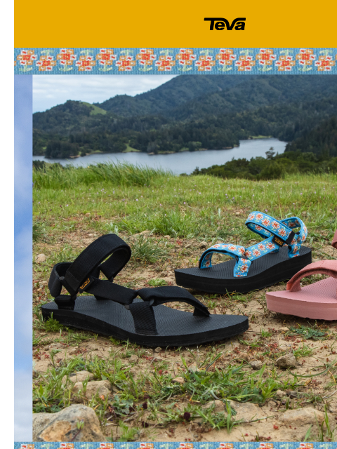 teva newsletter: One classic sandal, three different lifts