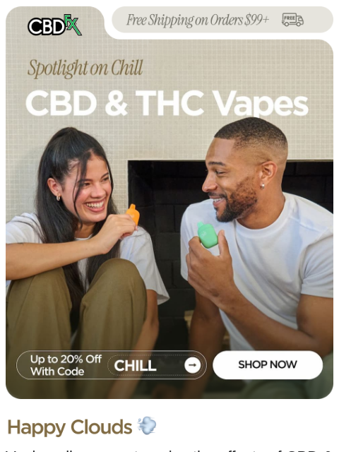 cbdfx newsletter: Spotlight on CBD & THC Vapes 🔦