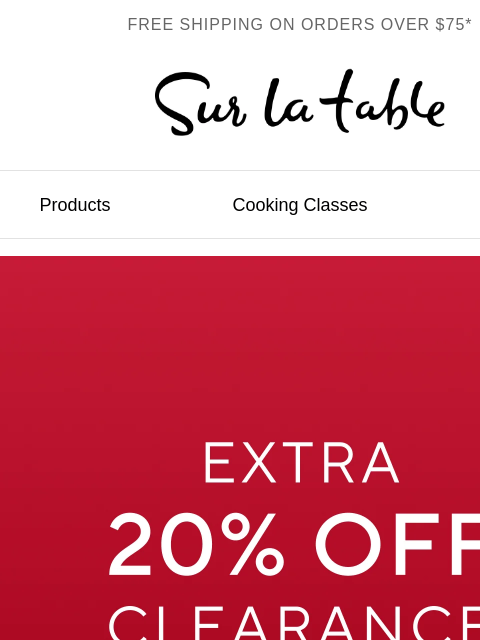 surlatable newsletter: The Clearance Sale Just Got Better